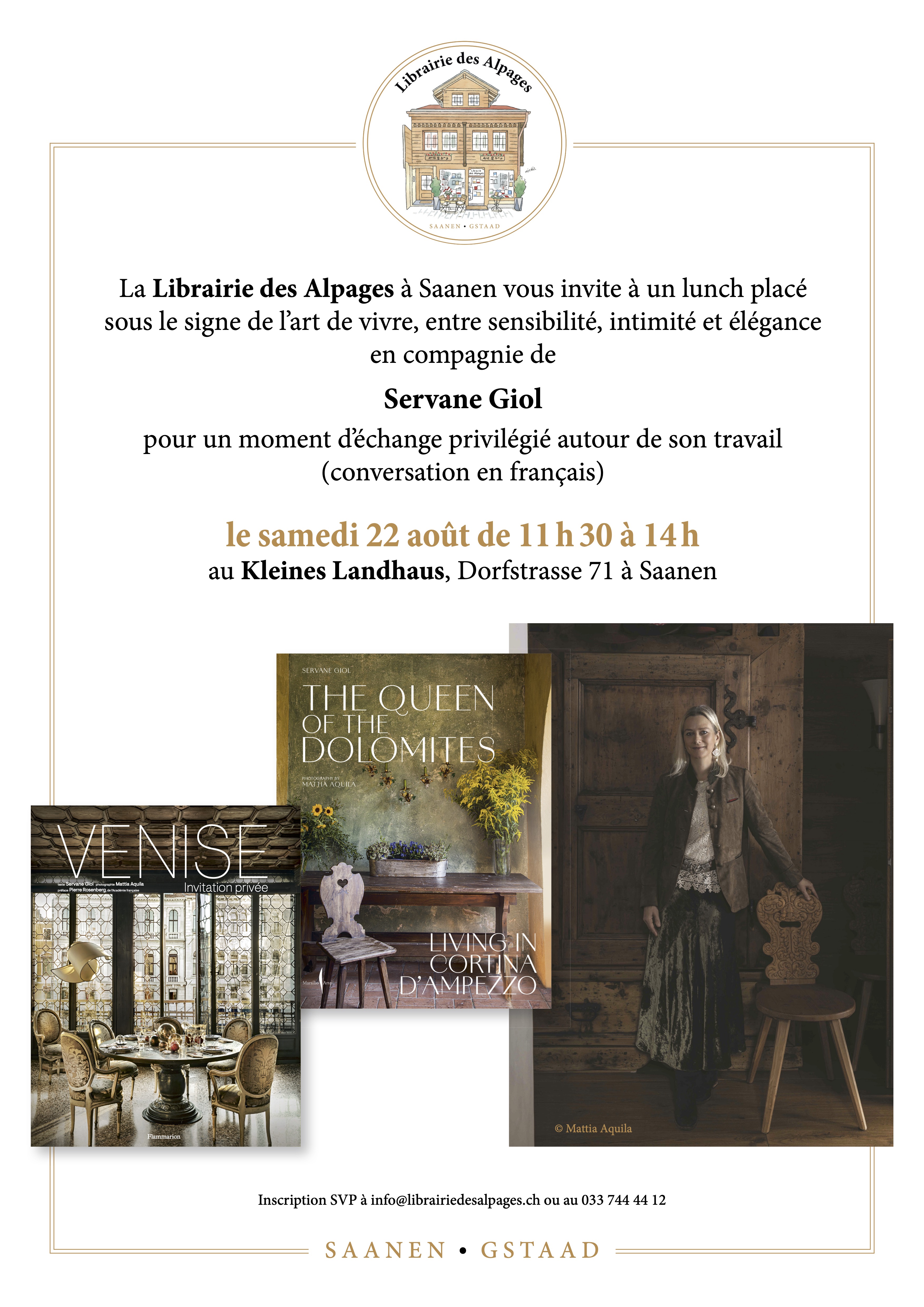 Rencontre avec Servane Giol